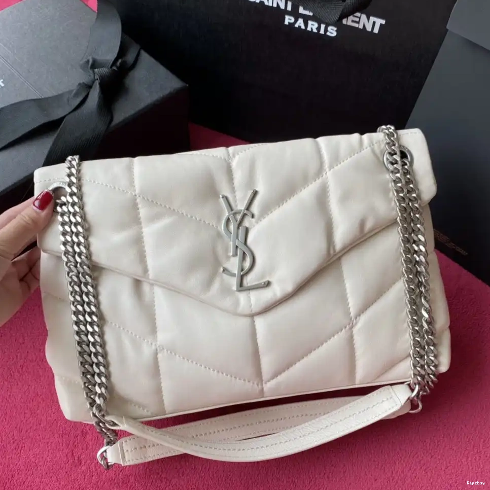 Rep ladies REP IN QUILTED LAMBSKIN SMALL BAG YSL PUFFER 0623